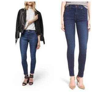 Madewell women 24 dark wash High Rise skinny‎ jeans grunge gorpcore rugged